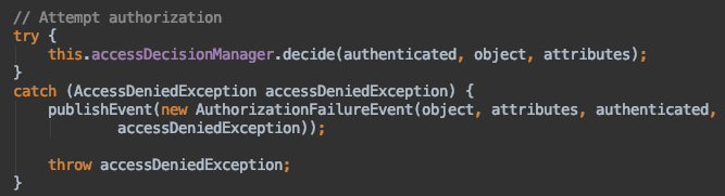 AbstractSecurityInterceptor